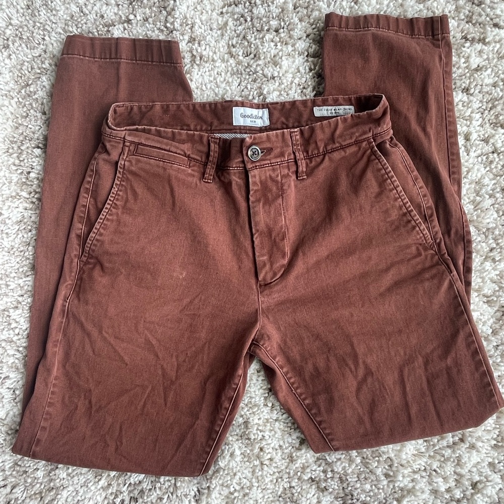Goodfellow & Co Men's Burnt Orange Chino Pants